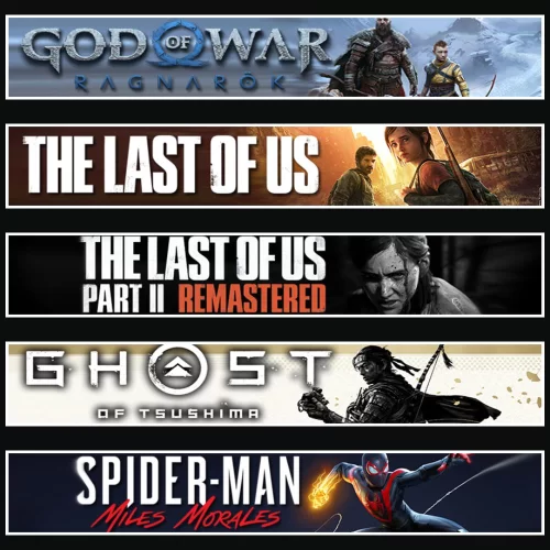  Ragnarök +TLOU1 +2 +Tsushima +Miles